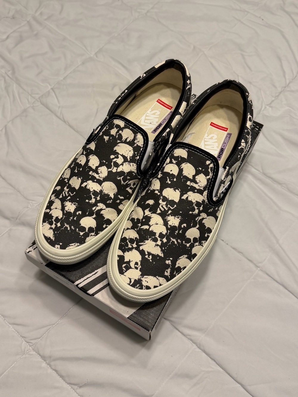 Vans Skull Slip-On’s